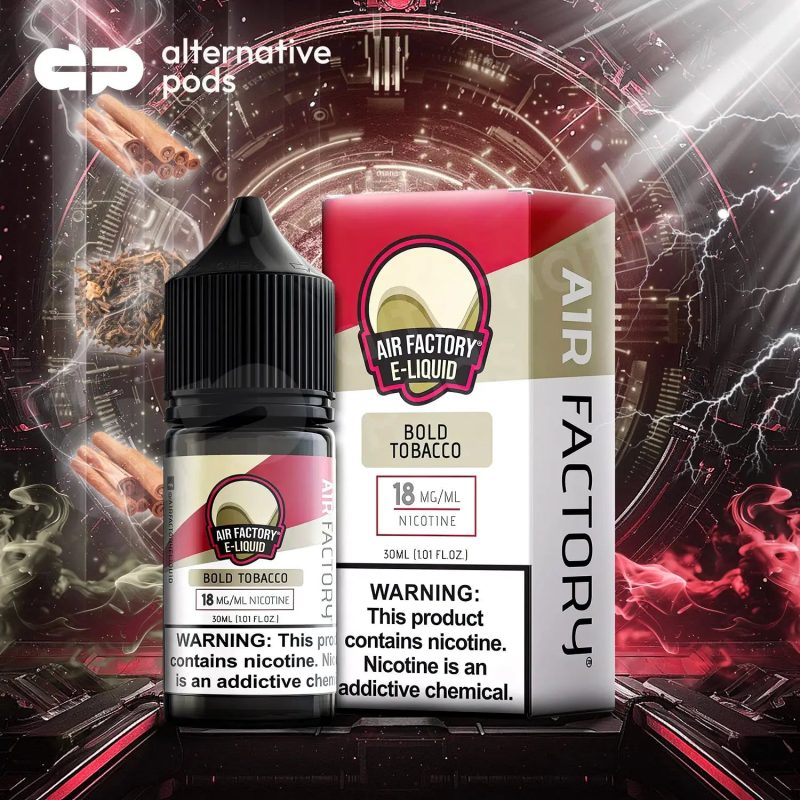 AIR FACTORY Salts Nicotine Salt E-Liquid 30ML - Alternative pods | Online Vape & Smoke Shop