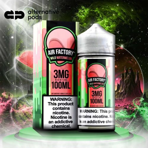 AIR FACTORY Synthetic Nicotine E-Liquid 100ML - Wild Watermelon 