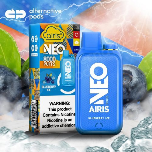 AIRIS NEO P8000 Disposable Vape - Blueberry Ice 