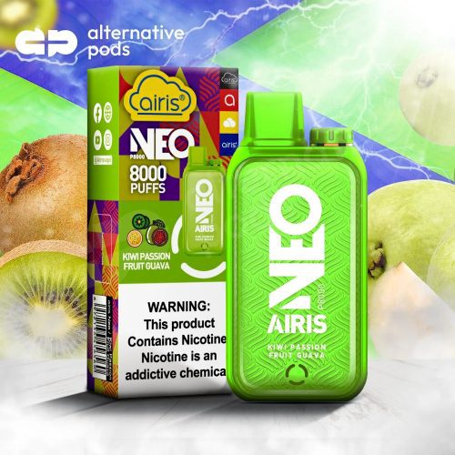 AIRIS NEO P8000 Disposable Vape - Kiwi Passion Fruit Guava 