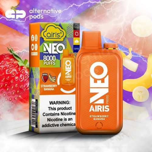 AIRIS NEO P8000 Disposable Vape - Strawberry Banana 