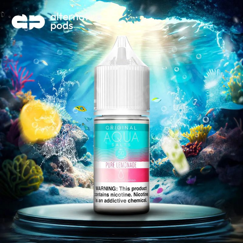 Aqua Salts Synthetic Nicotine Salt E-Liquid By Marina Vape 30ML - Alternative pods | Online Vape & Smoke Shop