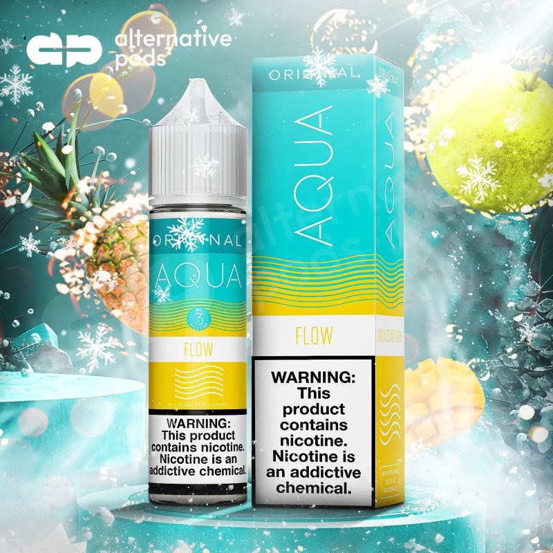 Aqua Synthetic Nicotine E-Liquid By Marina Vape 60ML - Flow