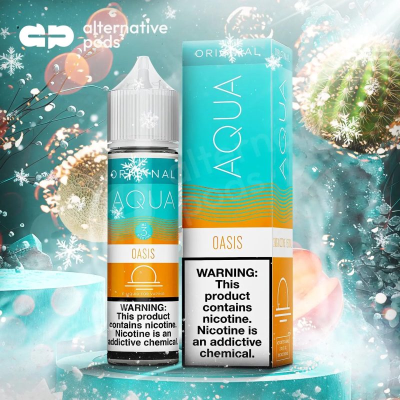 Aqua Synthetic Nicotine E-Liquid By Marina Vape 60ML - Oasis