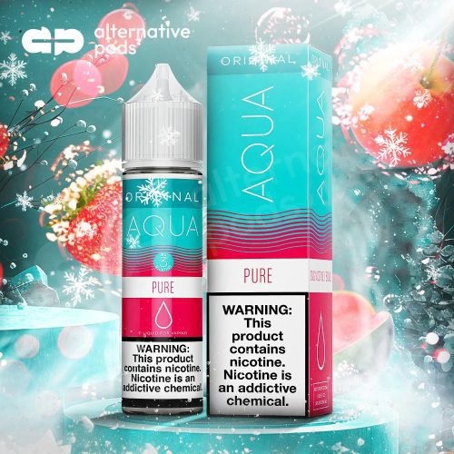 Aqua Synthetic Nicotine E-Liquid By Marina Vape 60ML - Pure 