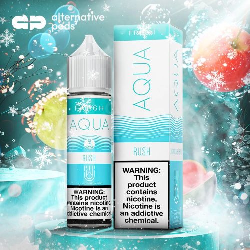 Aqua Synthetic Nicotine E-Liquid By Marina Vape 60ML - Rush 