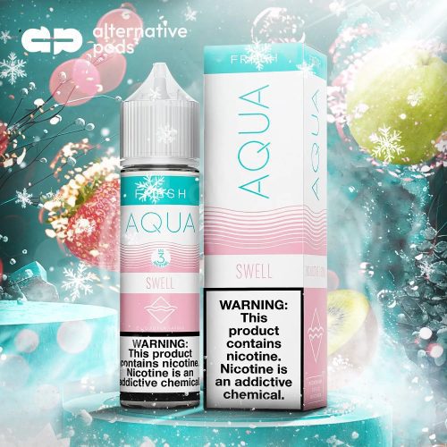 Aqua Synthetic Nicotine E-Liquid By Marina Vape 60ML - Swell 