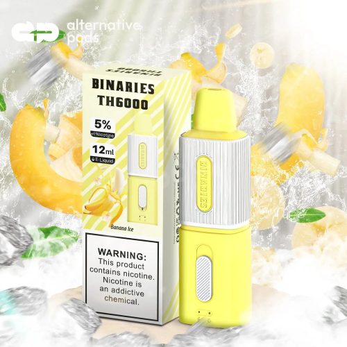 BINARIES TH6000 Disposable Vape - Banana Ice