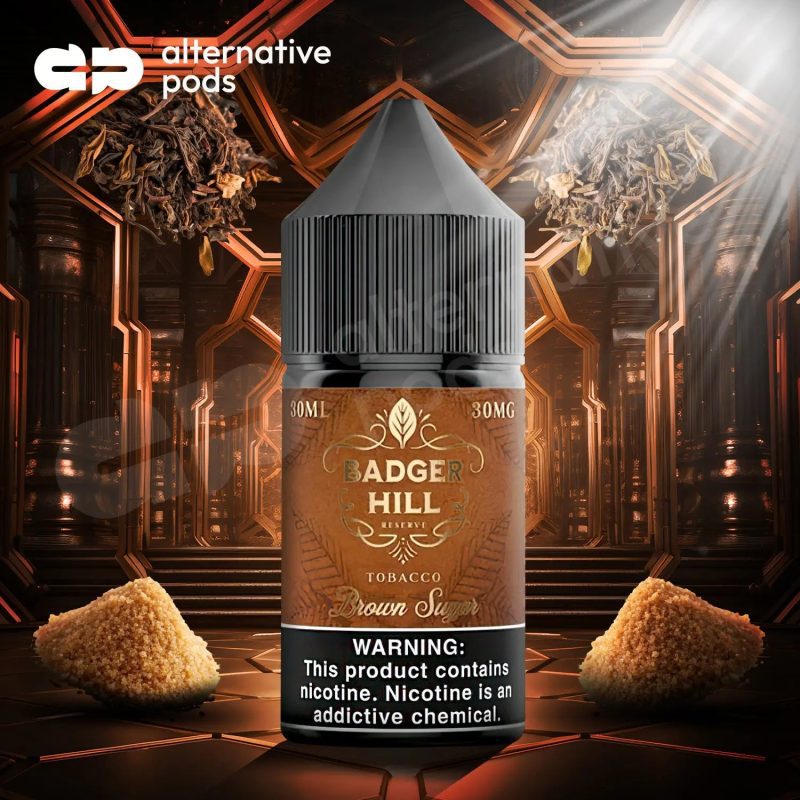 Badger Hill Reserve Synthetic Nicotine Salt E-Liquid 30ML - Alternative pods | Online Vape & Smoke Shop