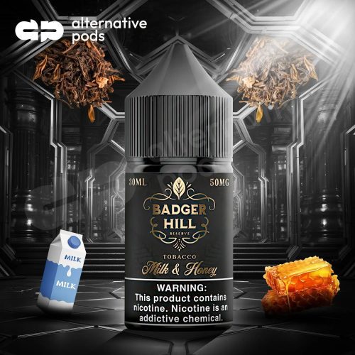 Badger Hill Reserve Synthetic Nicotine Salt E-Liquid 30ML - Alternative pods | Online Vape & Smoke Shop