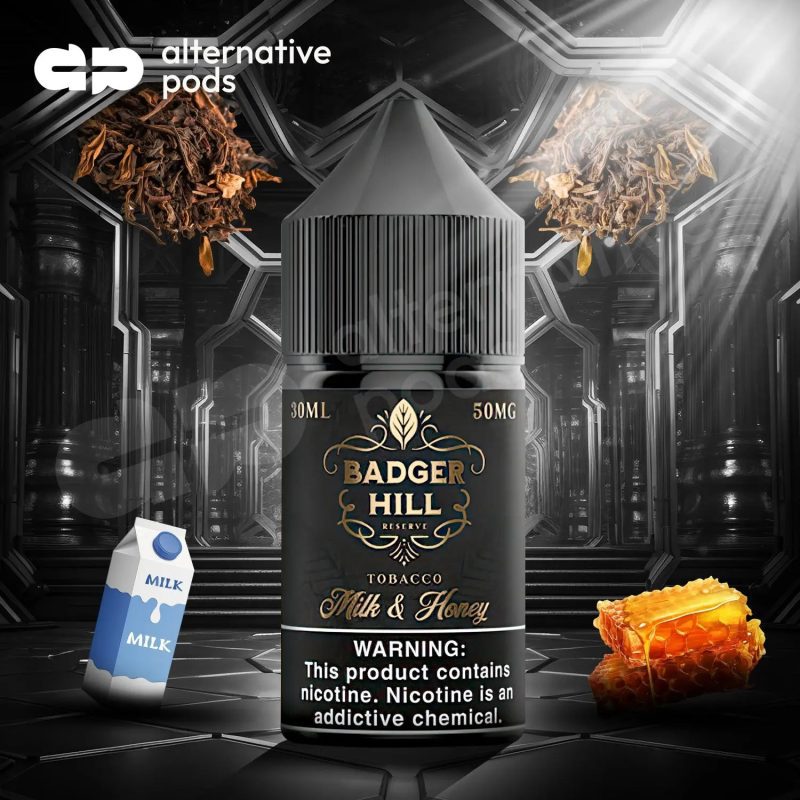 Badger Hill Reserve Synthetic Nicotine Salt E-Liquid 30ML - Alternative pods | Online Vape & Smoke Shop