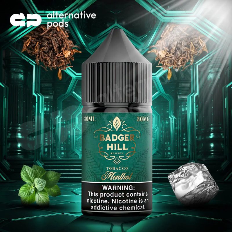 Badger Hill Reserve Synthetic Nicotine Salt E-Liquid 30ML - Alternative pods | Online Vape & Smoke Shop