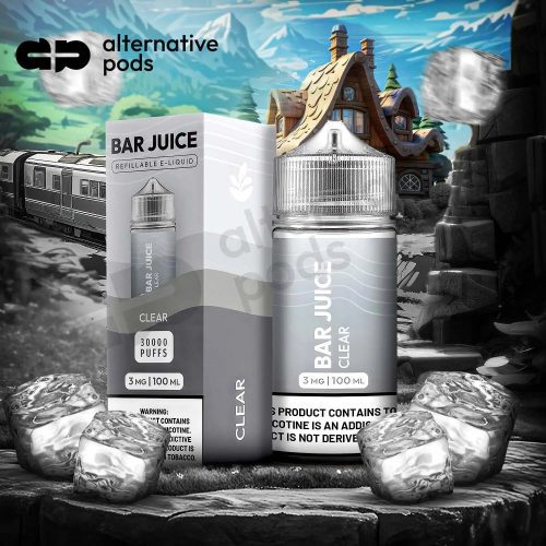 Bar Juice BJ 30000 Synthetic Nicotine Refillable E-Liquid 100ML - Clear 