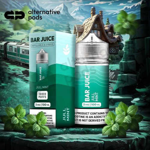 Bar Juice BJ 30000 Synthetic Nicotine Refillable E-Liquid 100ML - Jull Mint 