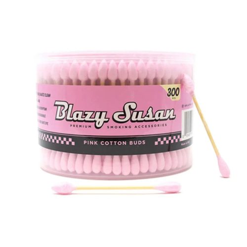 Blazy Susan Pink Cotton Buds - 300ct Jar - Alternative pods | Online Vape & Smoke Shop