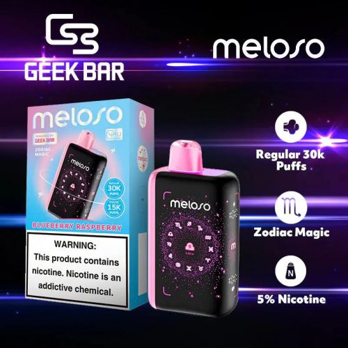 Geek Bar Meloso 30K - Blueberry Raspberry (Libra)