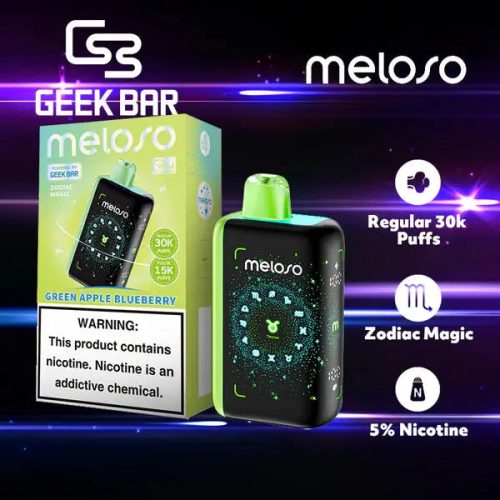 Geek Bar Meloso 30K - Green Apple Blueberry (Taurus)