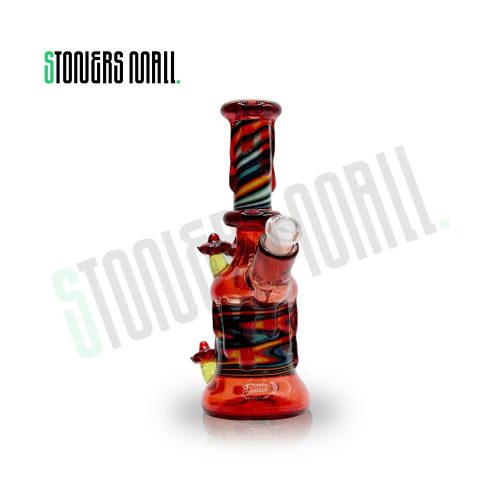 Pomegranate with mushrooms Ruby Rush 8 Heady Rig Danlee Glass Danlee Glass 209493571