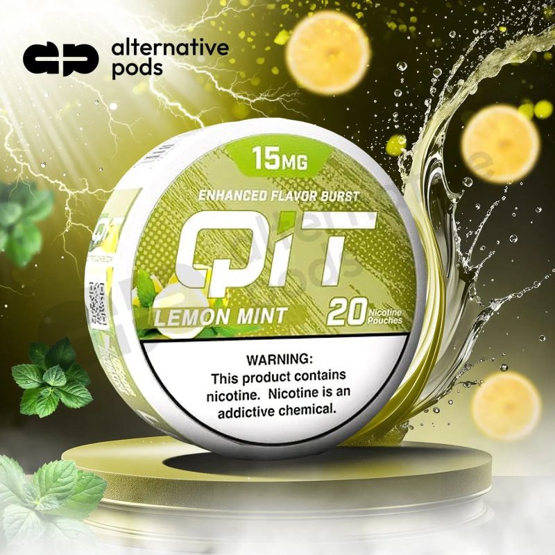 QIT Nicotine Salt  Pouches 20ct - Lemon Mint