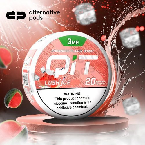 QIT Nicotine Salt  Pouches 20ct - Lush Ice 