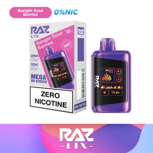 RAZ LTX 25000 Zero Nicotine - Bangin Sour Berries