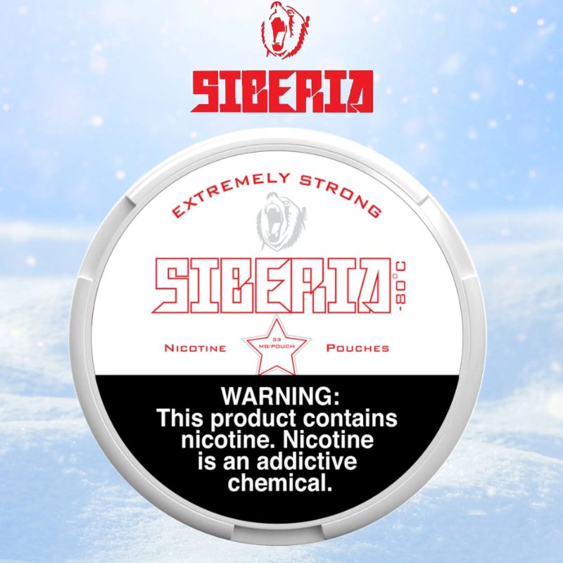 SIBERIA NICOTINE POUCHES REGULAR 33MG SIBERIA 237843371