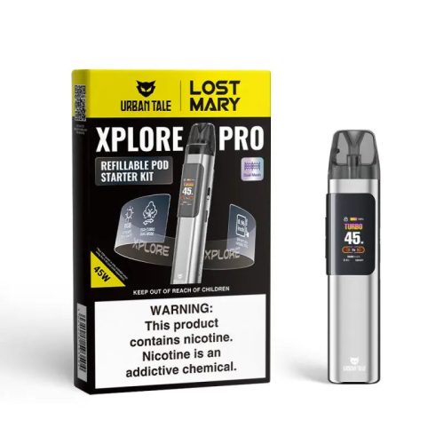 URBAN TALE x LOST MARY Xplore Pro Starter Kit - Silver 